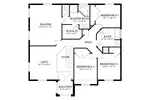 European House Plan Second Floor - Andersons European Home 172D-0007 - Search House Plans and More