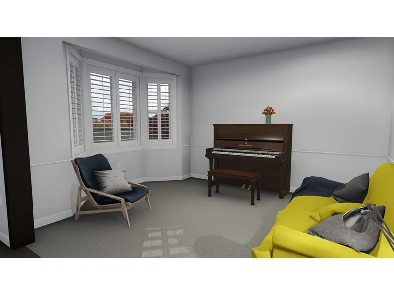 European House Plan Music Room Photo 01 - Andersons European Home 172D-0007 - Search House Plans and More