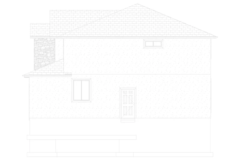 European House Plan Right Elevation - Andersons European Home 172D-0007 - Search House Plans and More