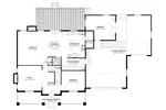 Arts & Crafts House Plan First Floor - Arthur Lane Craftsman Home 172D-0008 - Search House Plans and More