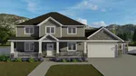 Arts & Crafts House Plan Front of House 172D-0008