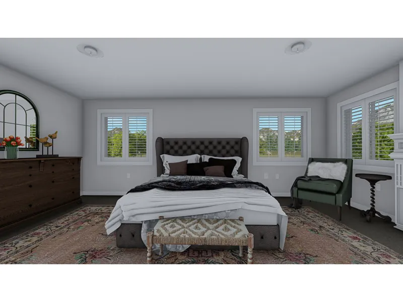 Arts & Crafts House Plan Master Bedroom Photo 02 - Arthur Lane Craftsman Home 172D-0008 - Search House Plans and More