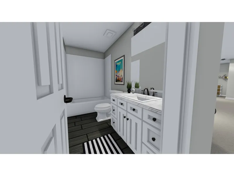 European House Plan Bathroom Photo 02 - Ashley Valley Two-Story Home 172D-0009 - Search House Plans and More