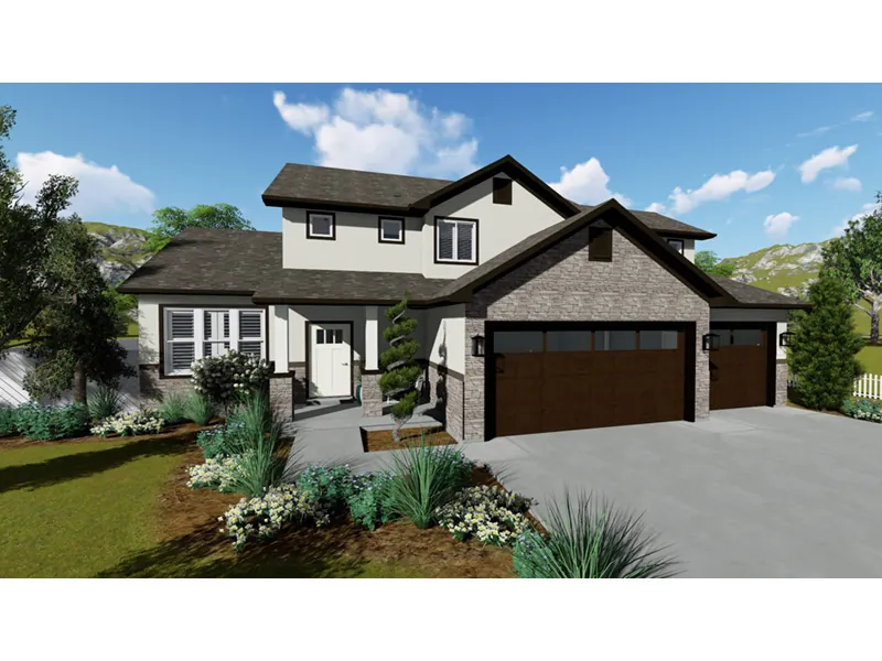 European House Plan Front Photo 02 - Ashley Valley Two-Story Home 172D-0009 - Search House Plans and More