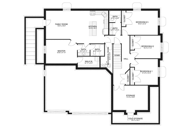 Cabin & Cottage House Plan Optional Lower Level - Aurora Lane Craftsman Home 172D-0012 - Search House Plans and More