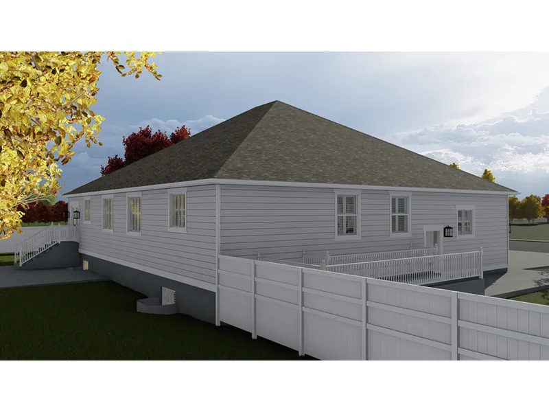 Cabin & Cottage House Plan Side View Photo 01 - Aurora Lane Craftsman Home 172D-0012 - Search House Plans and More