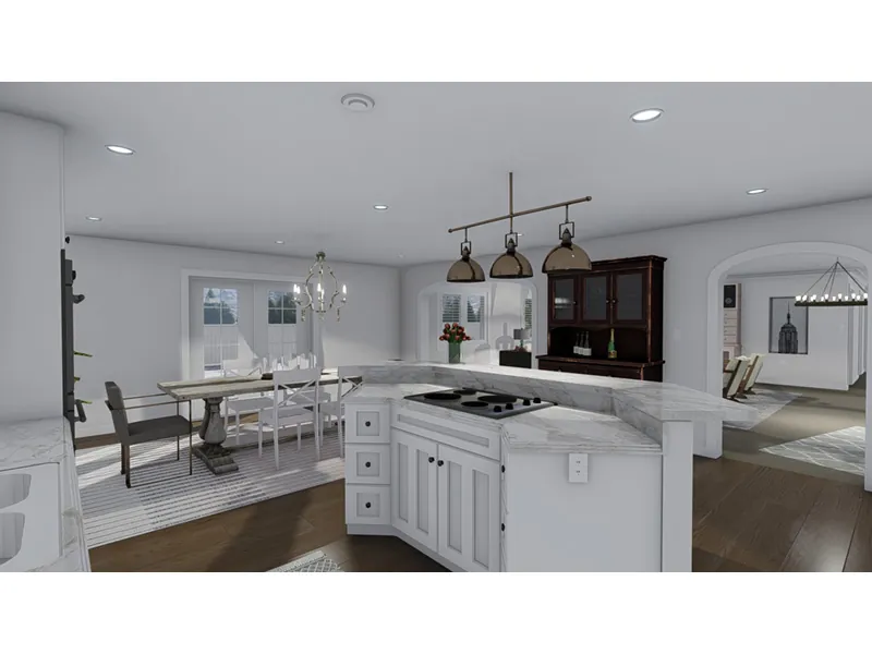 Ranch House Plan Kitchen Photo 04 - Avery Lane Ranch Home 172D-0014 - Search House Plans and More