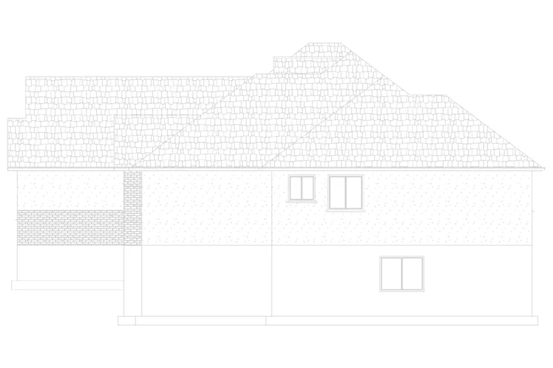 Ranch House Plan Right Elevation - Avery Lane Ranch Home 172D-0014 - Search House Plans and More