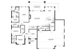 Traditional House Plan First Floor - Boren Ranch Home 172D-0021 - Search House Plans and More