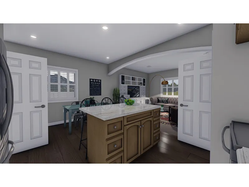 Traditional House Plan Kitchen Photo 04 - Brynn Ranch Home 172D-0023 - Search House Plans and More