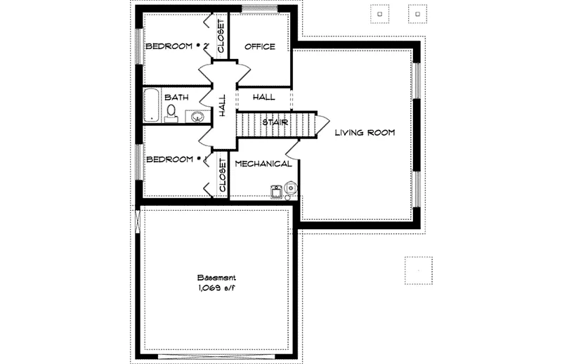 Traditional House Plan Optional Lower Level - Brynn Ranch Home 172D-0023 - Search House Plans and More