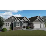 Ranch House Plan Front Photo 07 - Cleverley Craftsman Home 172D-0029 - Search House Plans and More