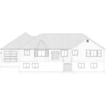 Arts & Crafts House Plan Rear Elevation - Cleverley Craftsman Home 172D-0029 - Search House Plans and More