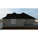 Ranch House Plan Side View Photo - Howlett Lane Ranch Home 172D-0042 - Search House Plans and More