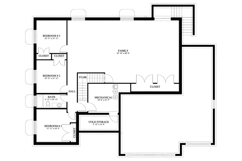 Traditional House Plan Optional Lower Level - Maria Hill Rustic Ranch Home 172D-0045 - Shop House Plans and More
