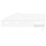 Left Elevation - Van Wagoner Ranch Home 172D-0051 - Shop House Plans and More