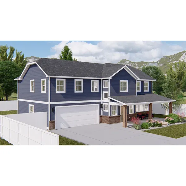 Craftsman House Plan Front Photo 03 - 172D-0057 - Shop House Plans and More