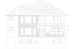 Rustic House Plan Front Elevation - 172D-0061 | House Plans and More