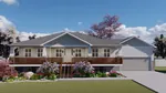 Ranch House Plan Front of Home - 172D-0067 | House Plans and More