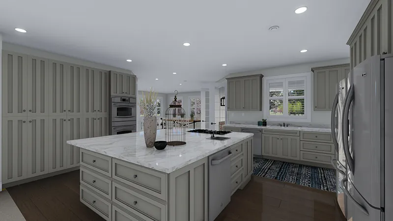 Ranch House Plan Kitchen Photo 02 - 172D-0067 | House Plans and More