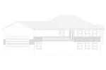 Ranch House Plan Rear Elevation - 172D-0067 | House Plans and More