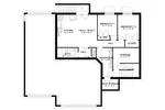 Tudor House Plan Basement Floor - 172D-0069 | House Plans and More