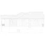 Craftsman House Plan Left Elevation - Meadows Ranch Home 172D-0070 | House Plans and More