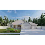 Bungalow House Plan Front of House 172D-0072