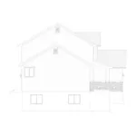 Ranch House Plan Left Elevation - Ashley Two-Story Home 172D-0077 | House Plans and More