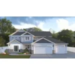 Craftsman House Plan Front of House 172D-0124
