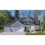 Craftsman House Plan Front of House 172D-0159