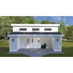 Contemporary House Plan Front of House 172D-0180