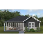 Traditional House Plan Front of House 172D-0201