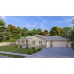 Ranch House Plan Front of House 172D-0202