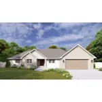Traditional House Plan Front of House 172D-0204