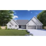 Traditional House Plan Front of House 172D-0205