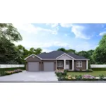 Traditional House Plan Front of House 172D-0216
