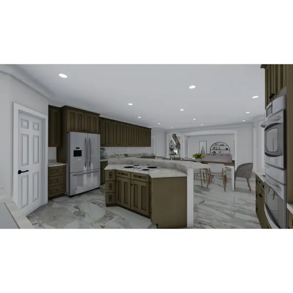 Luxury House Plan Kitchen Photo 04 - Bocchino Mediterranean Home 172S-0002 - Search House Plans and More