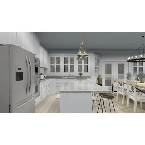 Southern House Plan Kitchen Photo 03 - Williams Bay Country Home 172S-0004 - Shop House Plans and More