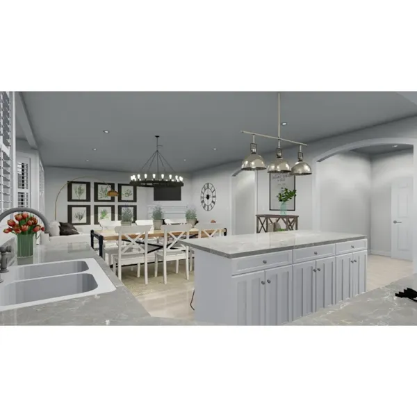 Southern House Plan Kitchen Photo 04 - Williams Bay Country Home 172S-0004 - Shop House Plans and More