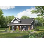 Cabin & Cottage House Plan Front of Home - 175D-7511 | House Plans and More