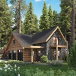 Building Plans Front of House 175D-7517