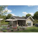 Building Plans Front of House 175D-7519