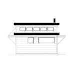 Cabin & Cottage House Plan Left Elevation - 177D-0001 | House Plans and More