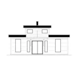 Cabin & Cottage House Plan Rear Elevation - 177D-0001 | House Plans and More