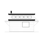 Cabin & Cottage House Plan Right Elevation - 177D-0001 | House Plans and More