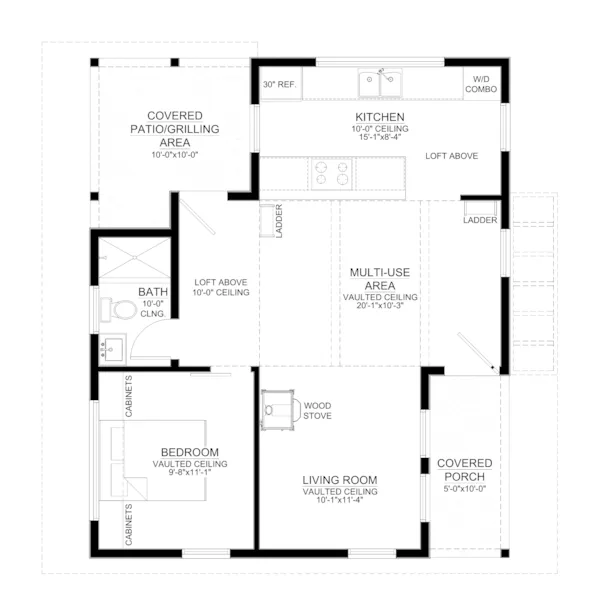 First Floor - 177D-0003 | House Plans and More