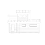 Left Elevation - 177D-0003 | House Plans and More