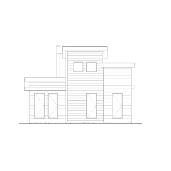 Right Elevation - 177D-0003 | House Plans and More