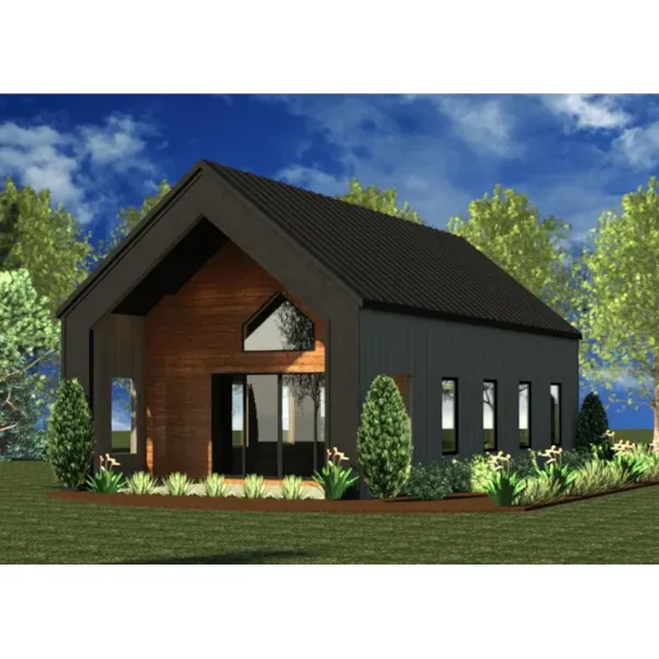 Vacation House Plan Front of Home - 177D-0004 | House Plans and More